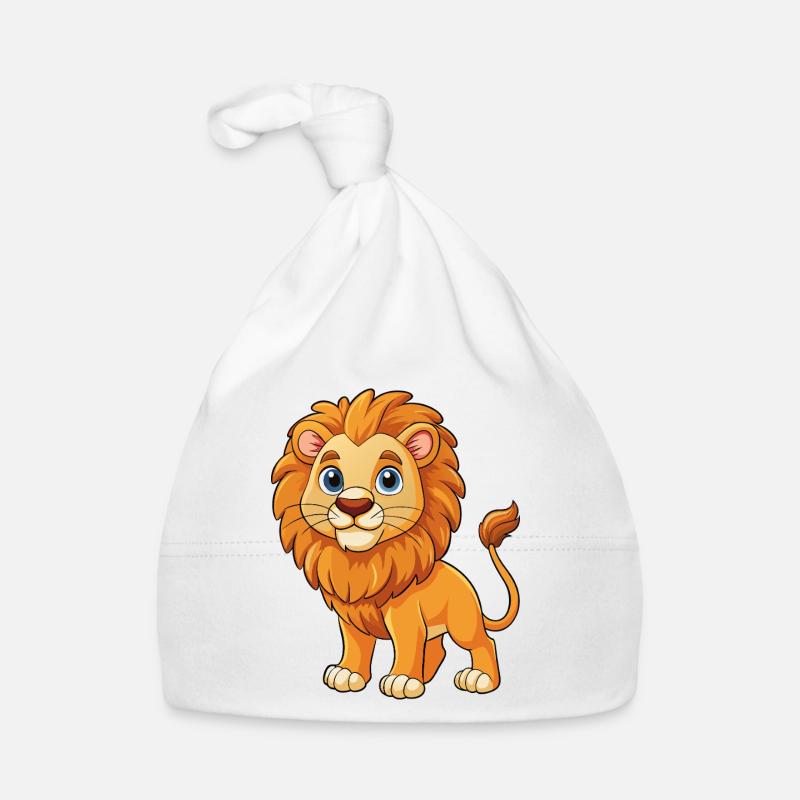 Mignon lion Bonnet bio Bébé