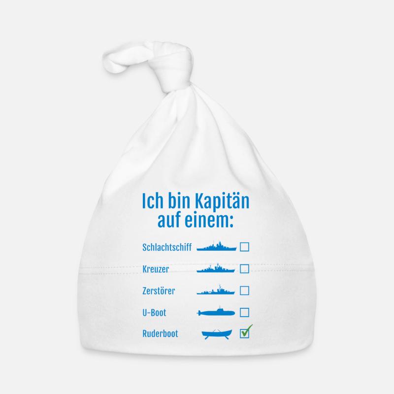 I'm a captain on a ship Organic Baby Cap