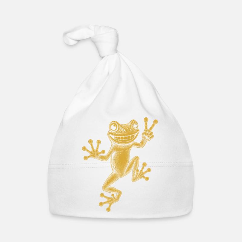 Laubfrosch Baby Bio-Mütze