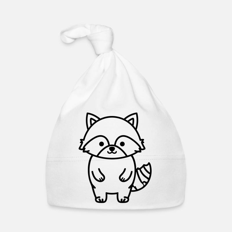 raccoon Organic Baby Cap