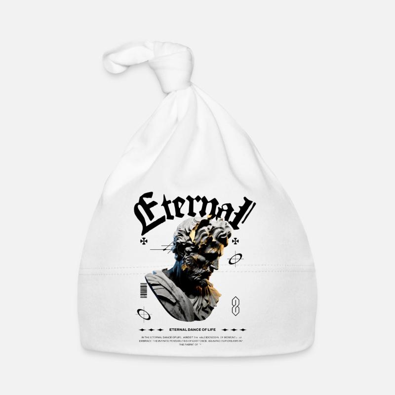 Eternal Bronze Statue Glitch Organic Baby Cap