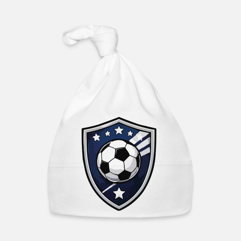 Soccer Shield Crest Baby Bio-Mütze