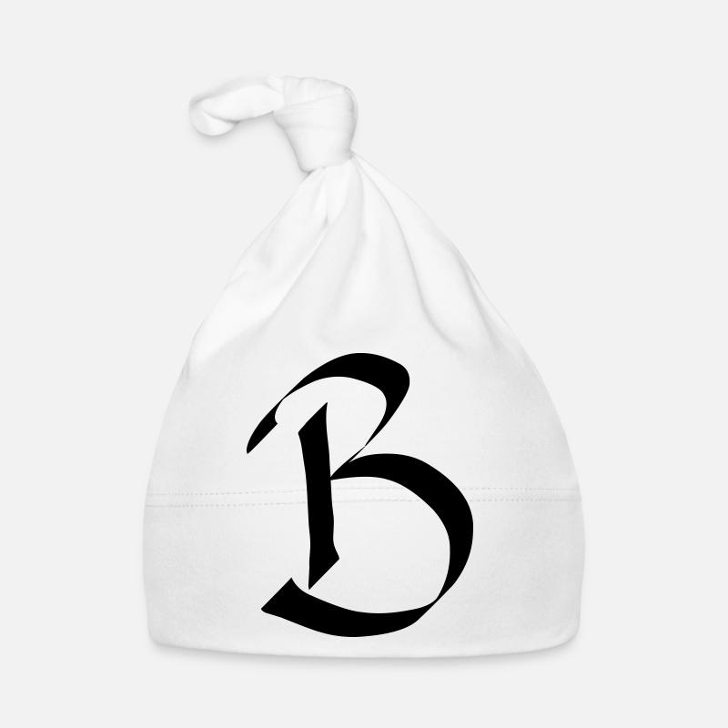 Buchstabe B Baby Bio-Mütze