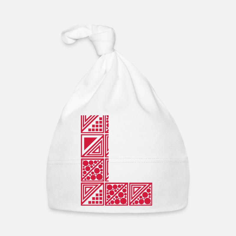Lettre L Bonnet bio Bébé