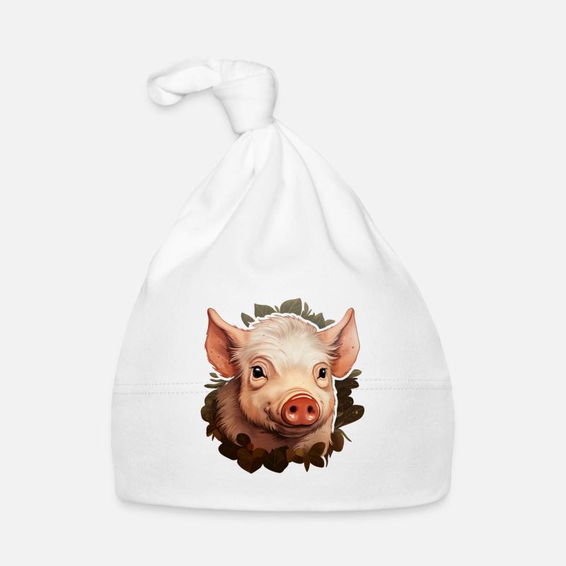 sweet piglet Organic Baby Cap
