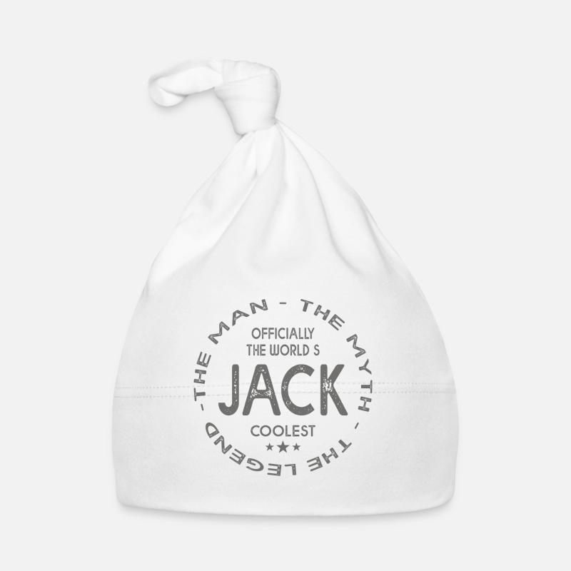 JACK personalized first name Jack gift Organic Baby Cap