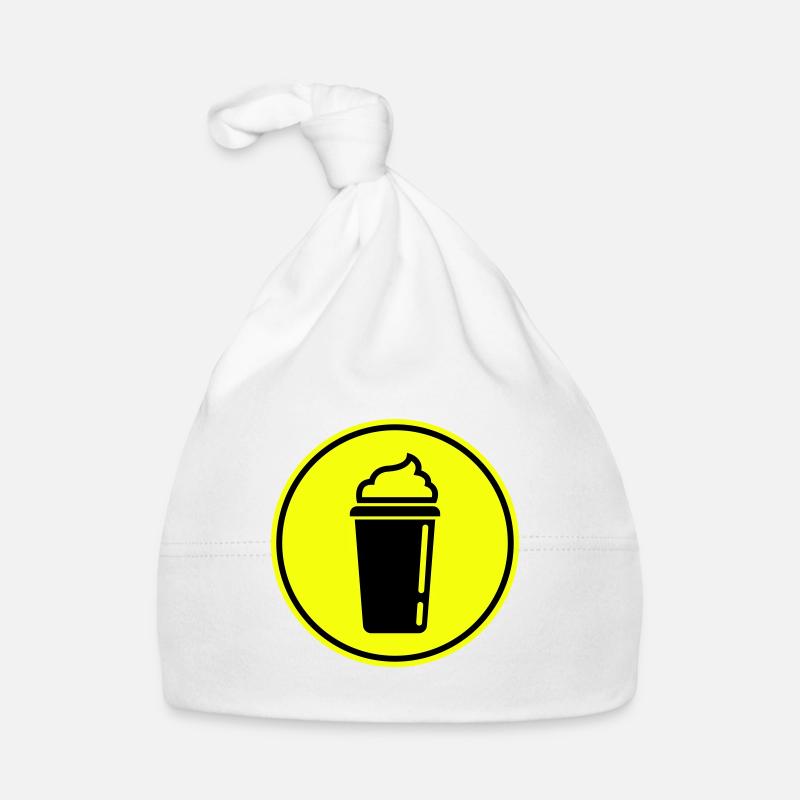 Kaffee Icon Baby Bio-Mütze