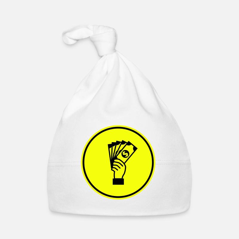 Money Money silhouette Organic Baby Cap
