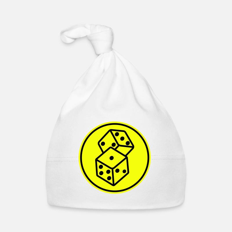 Symbole du casino Dice Bonnet bio Bébé