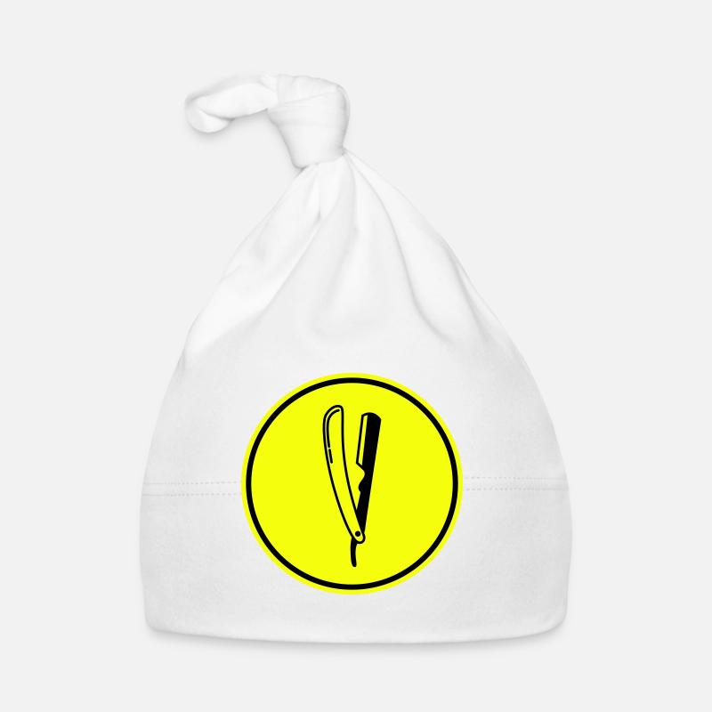 Rasieren Barber logo icon Baby Bio-Mütze