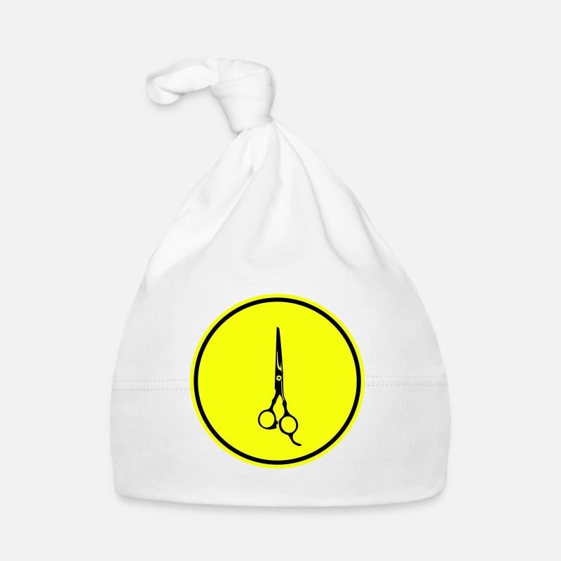 Schere Barber icon Baby Bio-Mütze