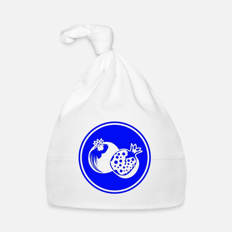 Granatapfel obst Baby Bio-Mütze