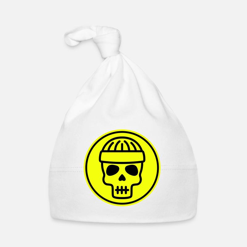 Icône de tête de crâne Bonnet bio Bébé