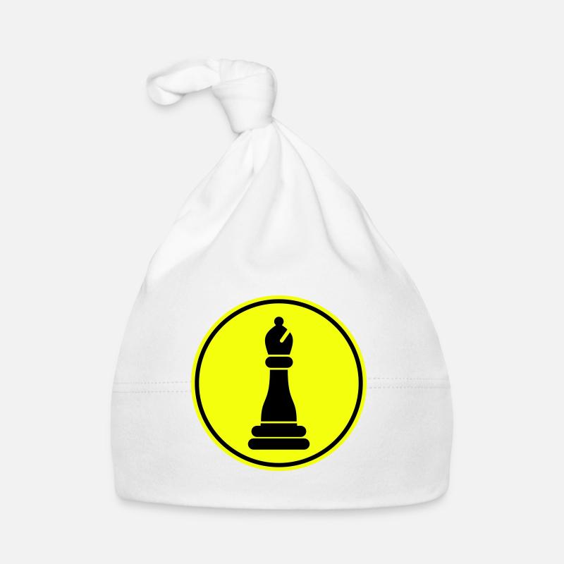 Schachfigur symbol Baby Bio-Mütze