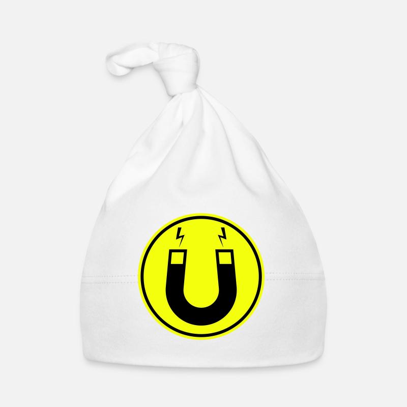 Horseshoe magnet Organic Baby Cap