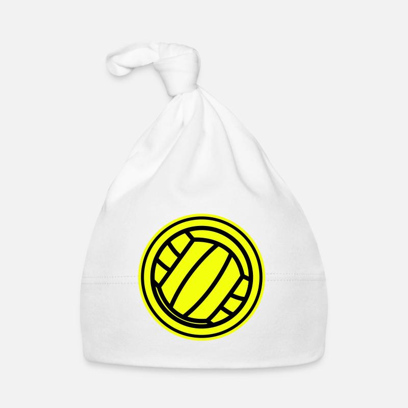 Volleyball symbol Organic Baby Cap