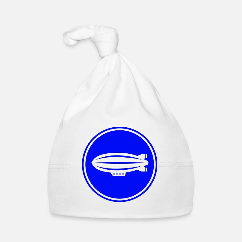 Zeppelin Icon Symbol Baby Bio-Mütze