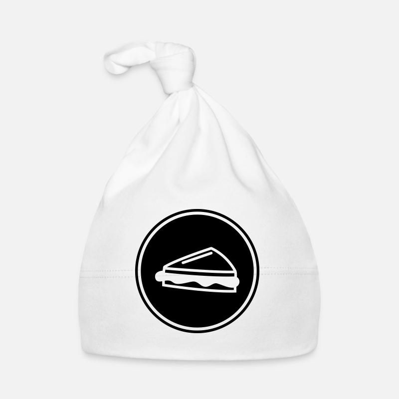 Sandwich - Baby Bio-Mütze - Weiß