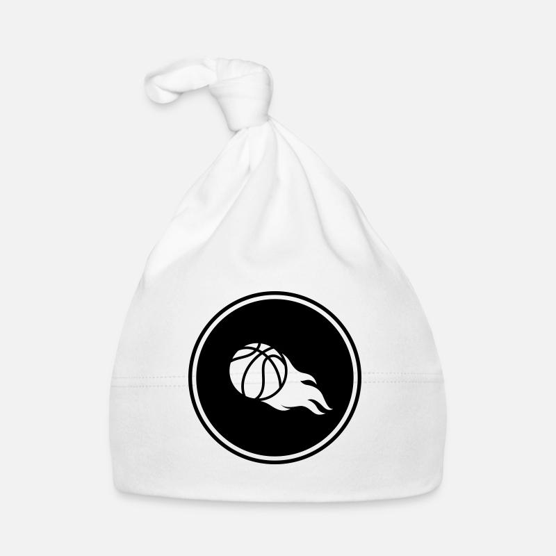 Basketball flame Organic Baby Cap
