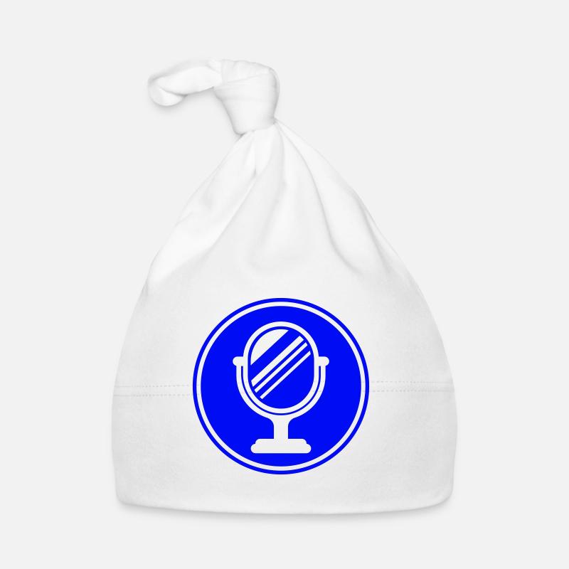 Mirror Icon Silhouette Organic Baby Cap