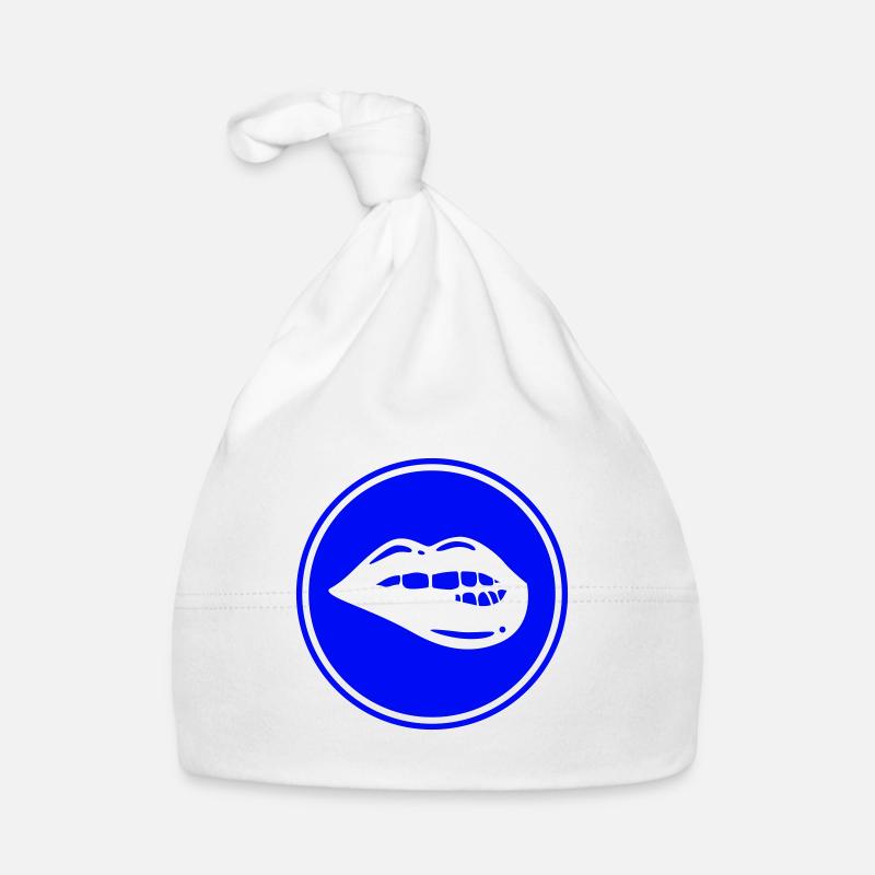 Lippen symbol Baby Bio-Mütze
