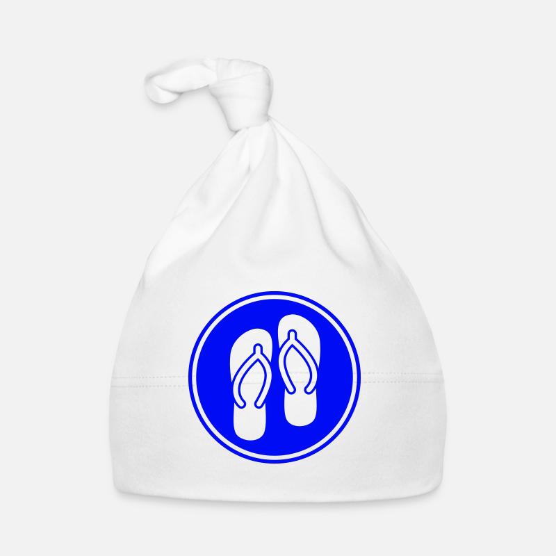 Flip-flops icon Organic Baby Cap