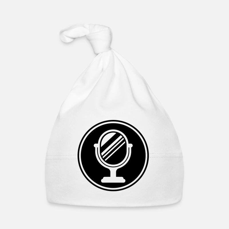 Spiegel Icon Silhouette Baby Bio-Mütze