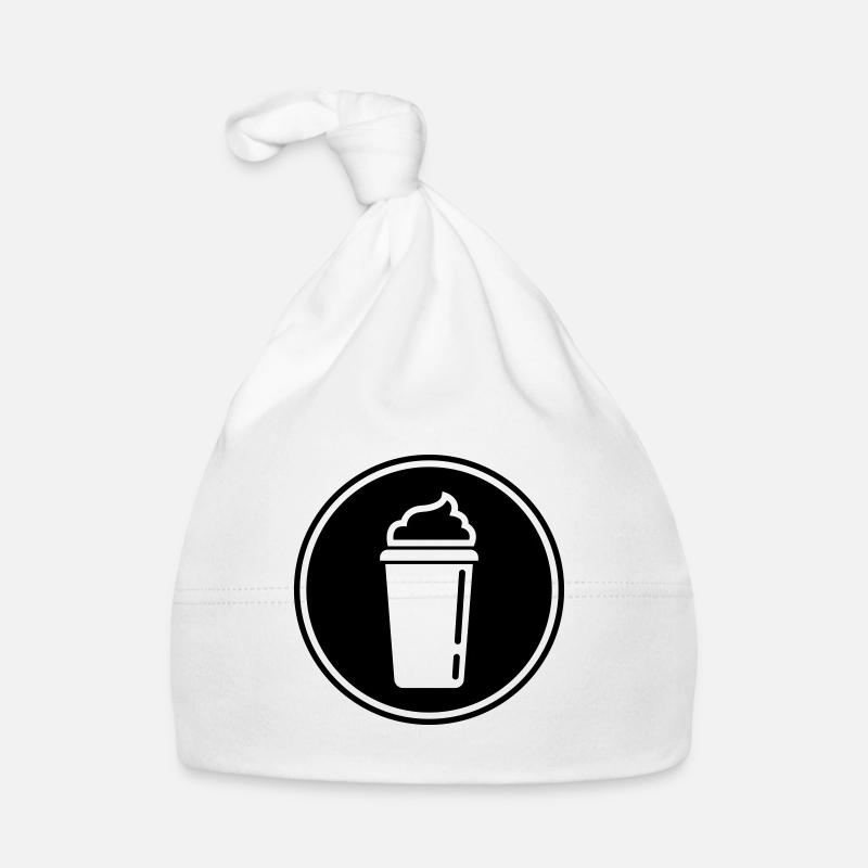 Kaffee Icon Baby Bio-Mütze