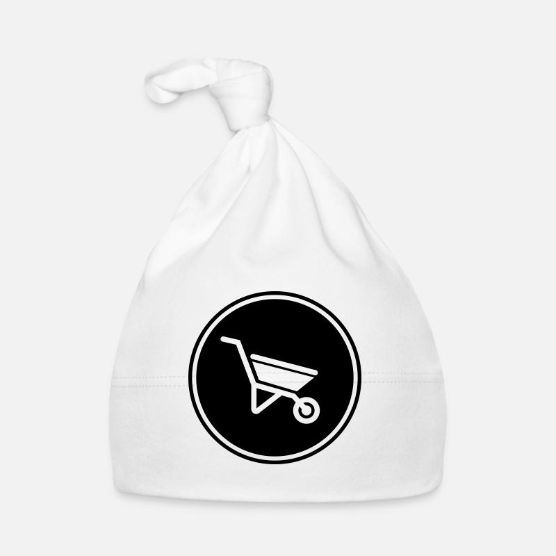 Wheelbarrow symbol Organic Baby Cap