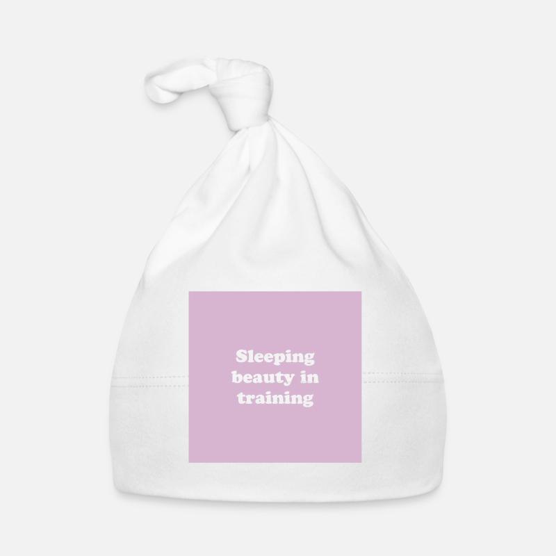 Sleeping beauty in training Bonnet bio Bébé