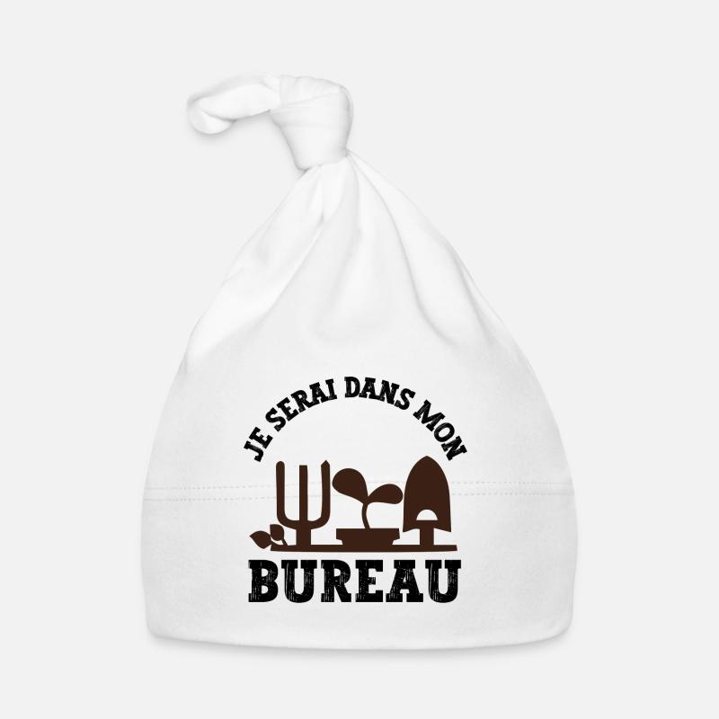 je serai dans mon bureau Bonnet bio Bébé