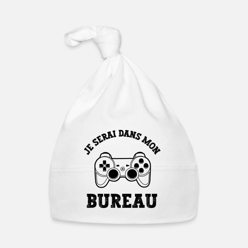 je serai dans mon bureau Bonnet bio Bébé
