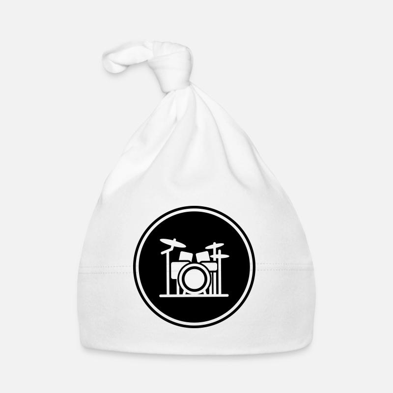 Drums Musician Band Organic Baby Cap