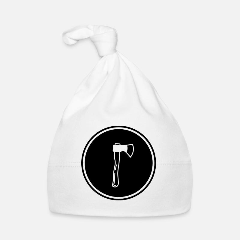 Axt Symbol Baby Bio-Mütze