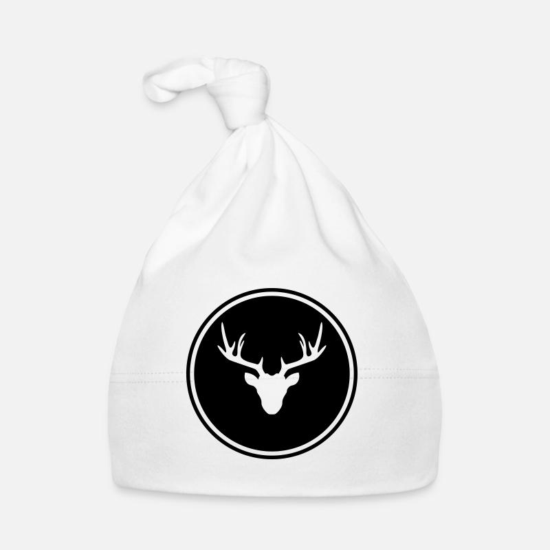 Reh Hirsch icon Baby Bio-Mütze