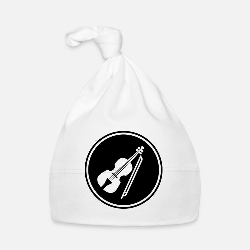 Symbole d'icône de violon Bonnet bio Bébé