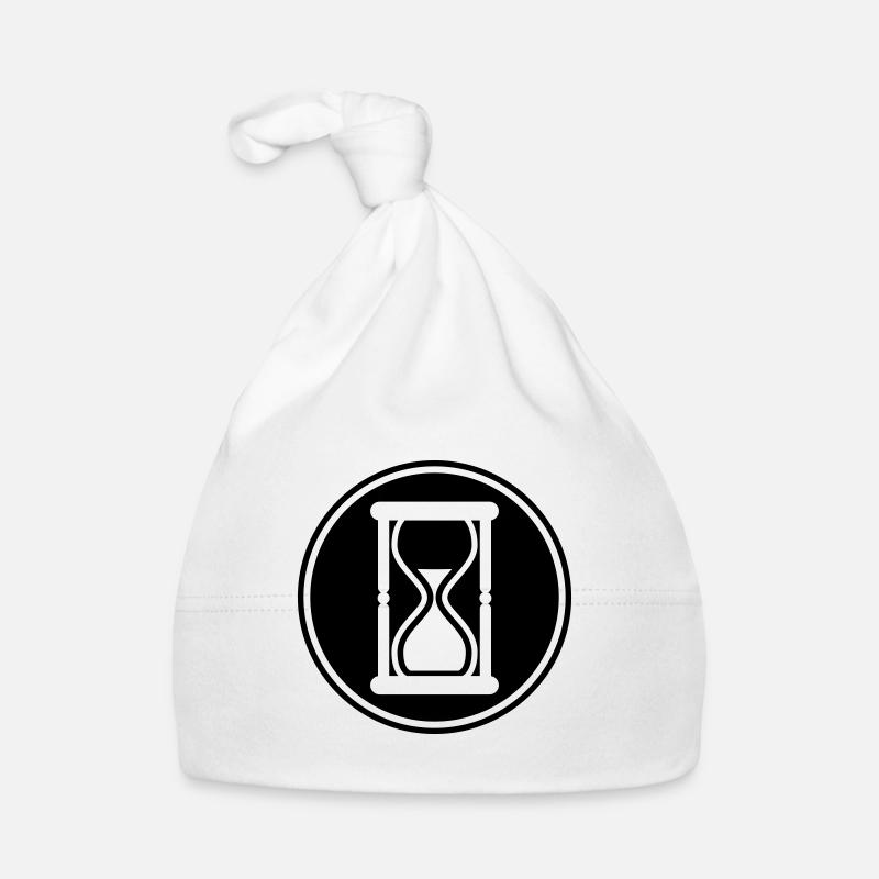 Sanduhr Symbol Baby Bio-Mütze