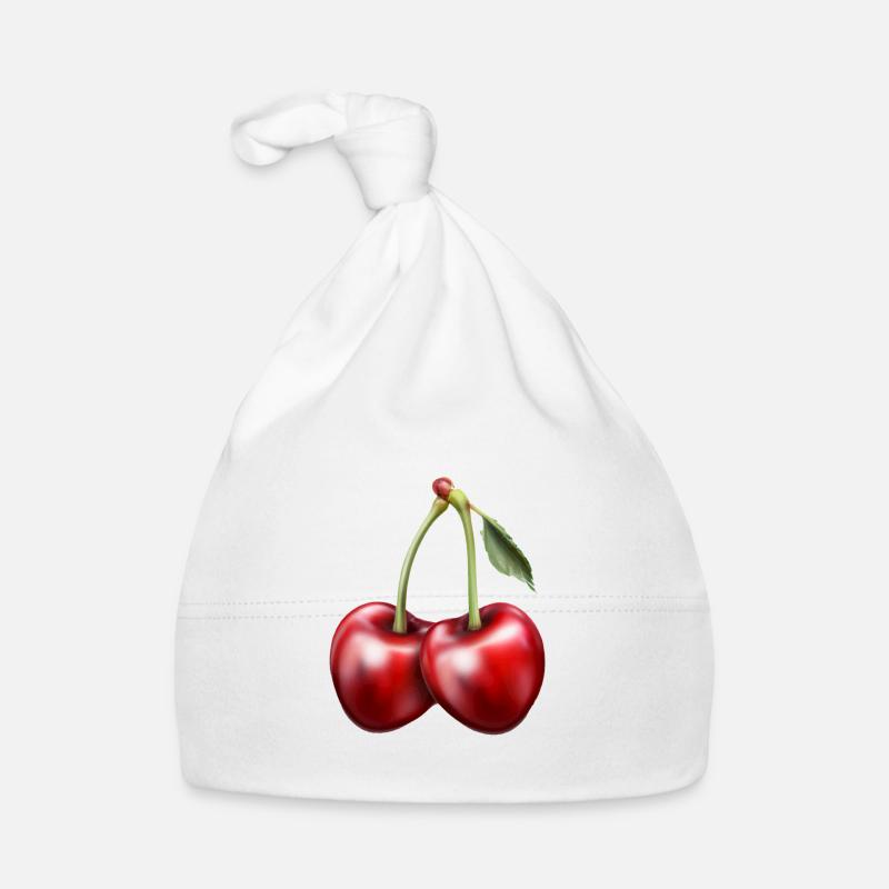 Cherries Organic Baby Cap