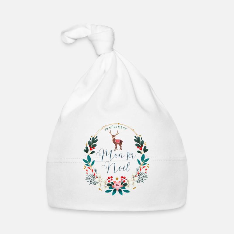 Mon premier Noël Bonnet bio Bébé