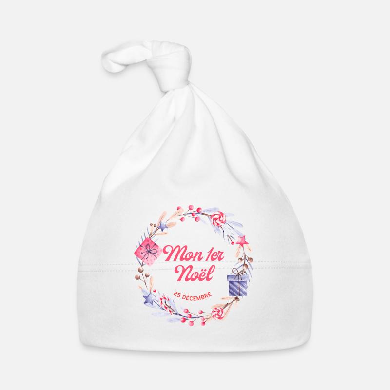 Mon Premier Noël Bonnet bio Bébé