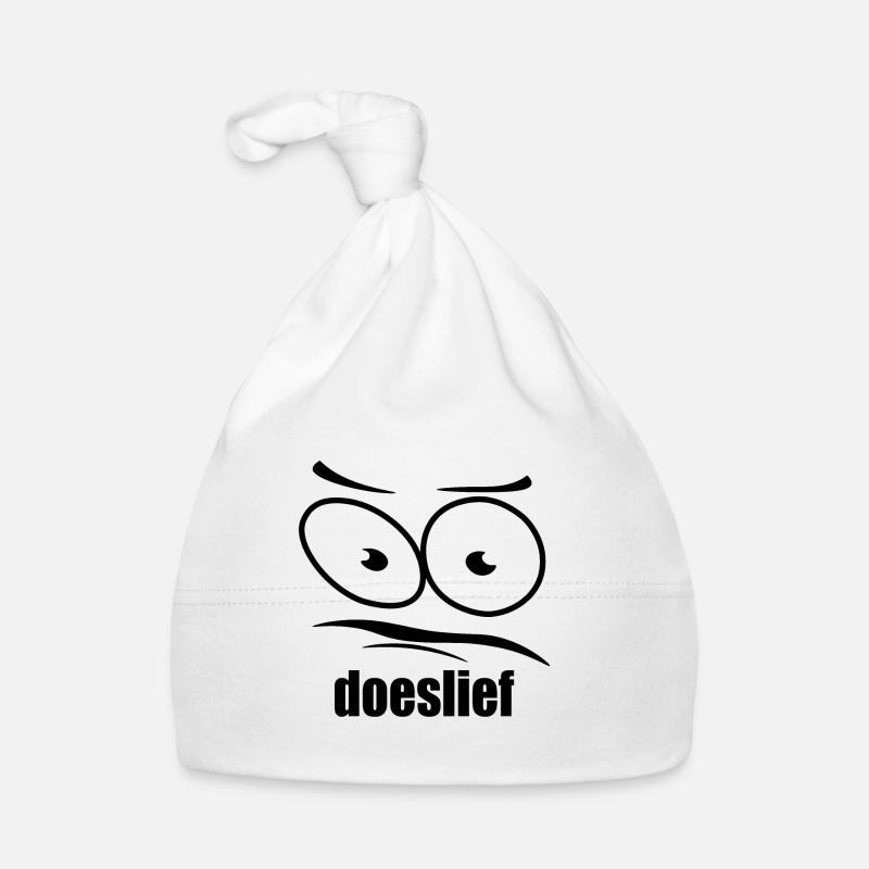 doeslief pleading eyes with question mark look Organic Baby Cap