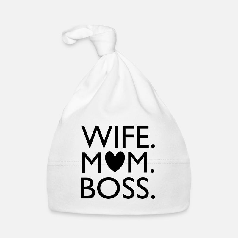FEMME MAMAN - Bonnet bio Bébé - blanc