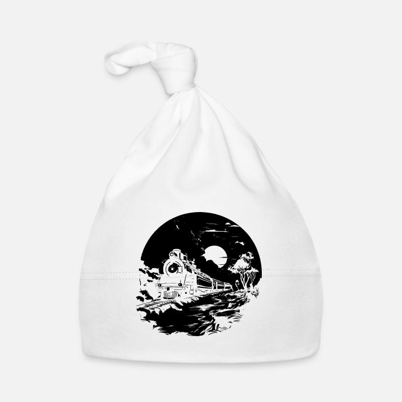 Railroad Organic Baby Cap