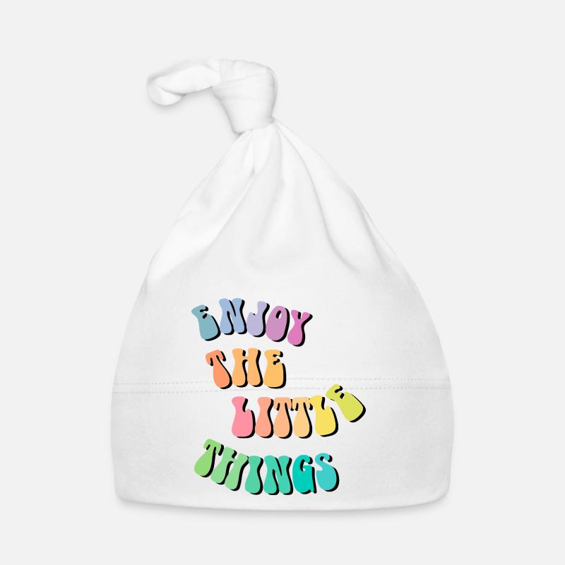 Profiter des petites choses - Idée cadeau - Cadeau Bonnet bio Bébé