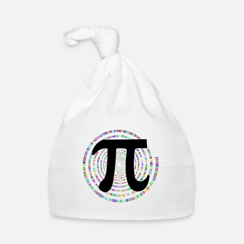 Pi, π, nombre, maths, mathématiques, day, géométrie Bonnet bio Bébé