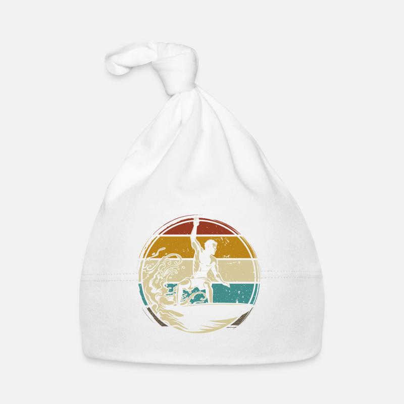 Surfer surfer retro Organic Baby Cap