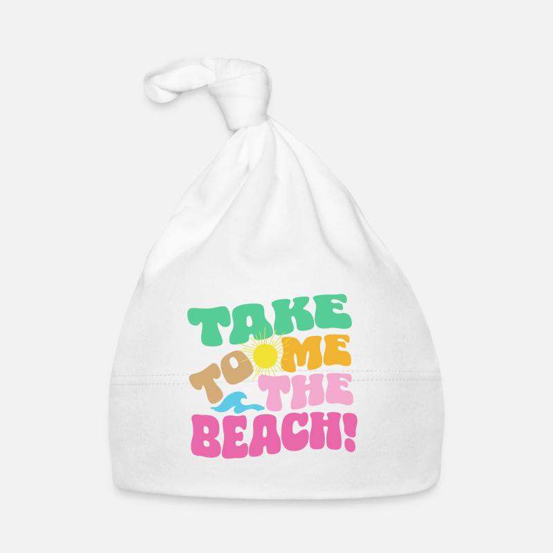 Emmenez-moi à la plage Bonnet bio Bébé