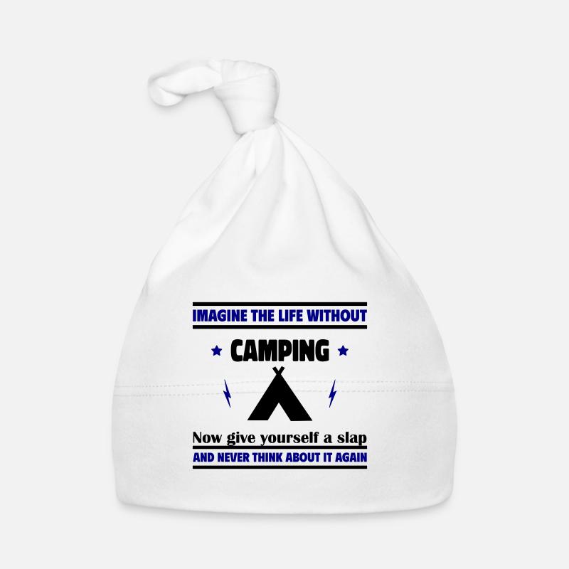 Stell dir ein Leben ohne Camping Baby Bio-Mütze