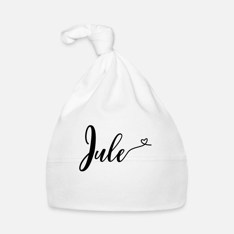 jule - Baby Bio-Mütze - Weiß