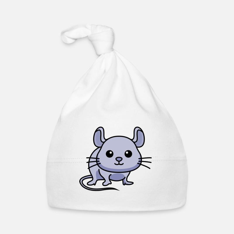Maus Comic Tier Baby Bio-Mütze
